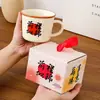 Taza de Cerámica Taza de Agua Caja de Regalo Práctica Taza Cálida de Temperatura Constante para Negocios Taza de Café Regalo Pequeño de Cumpleaños Lote de Logotipo Personalizado