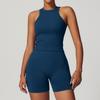 Traje Deportivo Seamless Forma de I Zechuang para Mujer con Cintura de Hilo y Levantador de Glúteos Traje de Yoga Traje de Yoga Fitness 7725