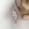 [Temporada de Sakura de Primavera] Cordón para Cámara CCD Cuentas Hechas a Mano Estilo Corazón Girly Casero Cadena para Teléfono Móvil Ins Colgante Gubenka