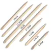 Lote 20/50/100 palitos de laranja para manicure para remover pele morta, limpar, descarregar e usar unhas postiças, etiquetas de madeira, palitos de broca