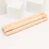 Suministrado directamente por el fabricante: Palo de yoga hecho de madera de fresno y madera de caucho, palo redondo de madera maciza con mango perforado para pasos