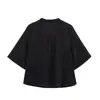 Comercio Exterior 2026 Primavera Nuevo Estilo Europeo y Americano Moda Femenina Casual Holgado Bordado Hueco Camisa y Pantalones 2920931