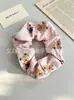 1. Nuevos Pasadores para el Cabello de Tela Floral Estilo Coreano, Scrunchies de Moda para Mujer, Diademas Sencillas, Accesorios para el Cabello de Intestino de Cerdo