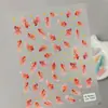 En Stock Calcomanías para Uñas Aurora Koi 3D Repujadas Brillo de Concha Lujosas Calcomanías para Uñas Koi de Buena Suerte Modelo Sa