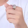 El Anillo de Pixiu de Moneda de Cobre de Moda de Kalemei Tiene un Significado Auspicioso y de Tesoro, Anillo Ancho de Pixiu para Hombre, Anillo Abierto