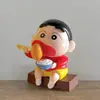 Adornos de Decoración de Escritorio de Crayon Shin-Chan, Estabilizador de Ánimo para Estación de Trabajo, Juguetes Lindos de Dibujos Animados, Regalos de Cumpleaños Creativos