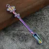 Cenicero Pequeño Metálico con Forma de Corona Transfronterizo Cuchara Botella para Rapé Clavo para Tabaco Cuchara para Pasta de Tabaco Pala Cuchara para Medicamentos Pala para Medicamentos