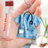 Uniforme de Enfermeiro Transfronteiriço Novo Estilo Multifuncional Trabalhador Médico Chaveiro Acrílico Padrão Superfície Plana Acrílica