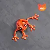Impresión 3D transfronteriza junta de rana magnética modelo de animal vivo manualidades adornos de escritorio para refrigerador juguetes de moda de mano