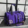 Bolsa de viaje para hombre, mochila de gran capacidad, bolsa de mensajero de viaje, bolsa de equipaje portátil, separación húmeda y seca, bolsa de fitness