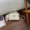 Bolso de mano de alta gama transfronterizo para mujer, nuevo bolso cruzado versátil de moda retro, elegante bolso pequeño cuadrado para hombro de viajero