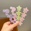 Diadema con Parche de Fleco de Lentejuelas para Niñas, Accesorio para el Cabello Extendido, Diadema de Cinta Mágica, Accesorio para el Cabello de Diadema de Estrella para Niñas