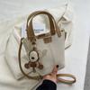 2022 Nova Moda All-match Cesta de Legumes Mão Bucket Bag Texturizado Crossbody Bag Feminino Bolsa Pequena