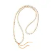 Raíz de Bodhi de Jade Blanco Ecológico Original Cadena Larga Pulseras de Bodhi para Hombres y Mujeres Anillo Liso DIY Productos Semi-Terminados Venta al Por Mayor