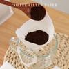 Sacos de Filtro de Café Pendurados em V, Estilo Drip para Preparo Manual, Papel Filtro Cônico de Grau Alimentício, Espessado, Abertura Grande, Filtro de Chá Descartável