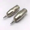 Adaptador de Enchufe para Micrófono Macho de 3.5 mm a Macho y Hembra XLR, Pequeño Enchufe de Doble Sonido de Tres Núcleos de 3.5 mm a Conector Macho y Hembra XLR