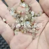 Contas Tubulares Retas de Ágata Flor Vermelha, Acessórios para Joias em Calcedônia Tipo Gelo em Formato de Coração Estrela de Cinco Pontas, Contas de Jade