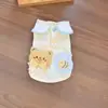 Roupas de Cão para Primavera e Verão Colete Pet Teddy Schnauzer Cão Maltês Roupas