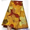 Tecido Brocado Jacquard Estilo Antigo Bordado Dupla Face com Fio de Ouro e Prata Tecido Renda Brocado Africano
