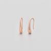 Pendientes de gota con temperamento transfronterizo europeo y americano, combinables con todo, estilo frío, diseño simple y nicho, pendientes distintivos para cabello corto.