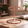 Decoraciones para el Hogar Estilo Ins de Lujo Ligero, Adornos con Base de Bola de Cristal de Hierro, Soporte para Entrada, Artesanías para Dormitorio y Sala de Estar