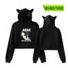 Sudadera con capucha periférica de dibujos animados NANA NANA NANA Ozaki, suéter sexy con orejas de gato para mujer de otoño