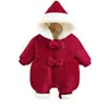 M120 Roupas de Inverno para Bebê Macacão Acolchoado Espesso para Recém-Nascido Roupas para Passeio de Inverno Roupas de Algodão de Ano Novo