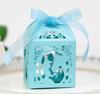 Comercio exterior nuevo hueco niña hermosa y caballo verde oscuro caja de dulces boda caja de cartón para dulces de chocolate en stock