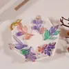 Molde para Colgante de Pendientes con Forma de Flor de Goteo de Cristal DIY, Molde para Etiqueta de Adorno Colgante con Forma de Ramo de Hojas, Flor, Pétalo de Rosa