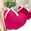 Bolso de fieltro en forma de corazón ins transfronterizo, bolso de mano, regalo de compromiso de boda, caja de dulces, padrino, grupo de damas de honor, bolsa de dulces