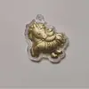 Pingente Ovelha Dourada Ano da Ovelha 2027 Ouro Puro 999 Chaveiro Atrator de Riqueza Bolsa Celular Pingente Item de Decoração