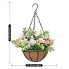 Novos Vasos de Flores de Ferro Europeus e Americanos Montados na Parede, Cestas de Flores, Decorações de Parede Suspensas, Cestas Suspensas, Suprimentos de Decoração de Parede para Sala de Estar e Quarto