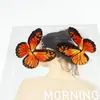 Adornos de Mariposa Tridimensional Simulada para Bodas, Flores Decorativas de Estilo Antiguo, Cabezas de Flor para Pasadores DIY, Decoración del Hogar al por Mayor