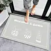 Tapete Antiderrapante para Banheiro Tapete de Porta Tapete de Porta de Quarto Tapete de Porta Entrada Degrau Tapete de Banheiro Doméstico Absorvente Banheiro