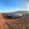 Suporte de instalação fotovoltaica de aterramento com layout de matriz múltipla Suporte de zinco-alumínio e magnésio Suporte de instalação fotovoltaica em espiral Suporte de instalação de estaca de aterramento