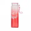 Taza de Vidrio Mate Degradado de Colorido Estilo Coreano para Pareja Taza Portátil de Laca para Hombres y Mujeres Taza para Pareja para Estudiantes