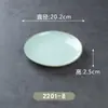 Prato de Melamina, Prato Redondo de Plástico Imitação de Porcelana, Prato de Arroz para Restaurante Comercial, Buffet, Fast Food, Prato Plano para Pratos Frios, Osso