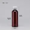 Botellas de Plástico Transparentes con Tapa abatible en stock 30 50 100ml Flexibles para Loción Cosmética Botellas Dispensadoras con Tapa de Mariposa