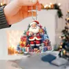Navidad Papá Noel Colgante Transfronterizo Nuevo Acrílico Plano Coche Retrovisor Colgante Fiesta Colgante Joyería