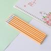 Color macarrón luz Cabeza de cuero de varilla color sólido lápiz corrección de postura escritura HB varilla triangular estudiante principiante corrección portátil impresión