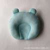 Almohada para bebé con cabeza antidesviada, almohada en forma de L para recién nacidos, de malla Tencel, extraíble y lavable, transpirable, con borde cruzado.