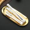 Pinza de acero inoxidable para hielo, toalla, pan, comida, fruta, carne de barbacoa, limón, hielo