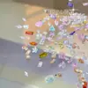Mini Cor de Zircônio Revestido para Unhas Fada Gelo Zircônio Nu Super Brilho Cor Mágica Misturada Broca de Unha Cor de Fundo Zircônio