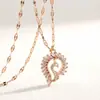 Popular Precio Especial Moda y Temperamento Dulce Sonido de Amor Acero de Titanio Silbato Clavícula Collar de Amor para Mujer de Alta Calidad con Preservación de Color