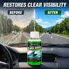 KineShineX Limpador de Vidros Líquido para Limpeza de Para-brisa de Carro - Descontaminação, Remoção de Poeira, Antirreflexo, Limpeza de Janelas