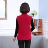 Ropa de Primavera y Otoño para Mediana Edad Chaleco de Forro Polar para Mujeres Ropa para Ancianos Chaleco de Forro Polar para la Madre Ropa de Primavera para la Abuela Chaqueta Chaleco
