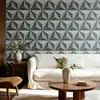 Adesivos Geométricos Minimalistas de Luxo Leve Adesivos de Parede Autoadesivos Decoração de Parede de Fundo para Quarto Próximo à Cama Papel de Parede para Renovação de Móveis
