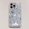 Capa Popular Retro de Concha Subaquática para iPhone 17Pm em Acrílico Case Criativo Ip15 Transparente com Glitter
