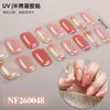 Fábrica Zhengxiang Personalizado OEM Pegatinas para Uñas de Gel Semi-curado ODM Amazon Polvo de Cebolla Degradado Francés Uñas UV Pegatinas