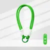 Lanyard color macaron color con hebilla de resorte corta llavero lanyard cuerda anti-pérdida aro único lanyard para teléfono lindo en stock